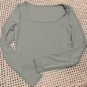 Ribbed Long Sleeve Top